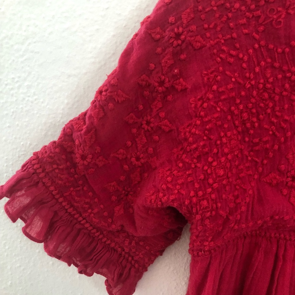 Embroidered top